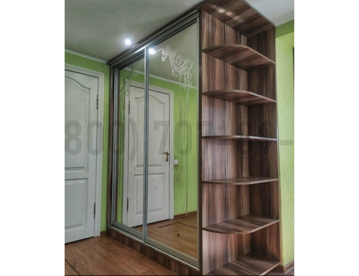 Шкаф с пескоструйным рисунком в Бутово