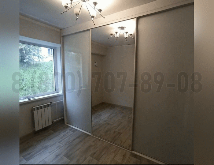 Шкаф серого цвета в Бутово